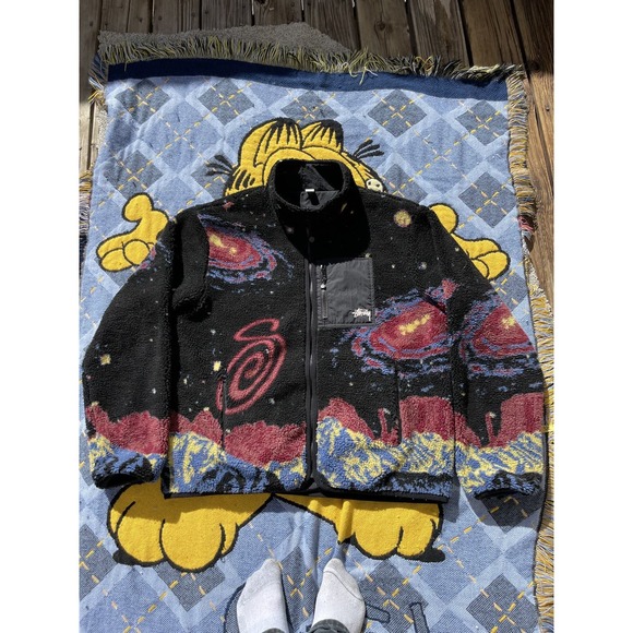 Stussy Cosmos Sherpa Natural XL(Reversible)